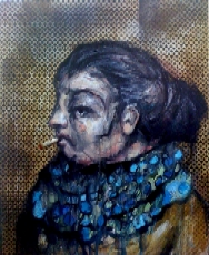 "Jeanne de bon secours", peinture de Frédéric Hégo